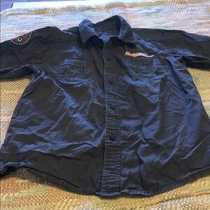Harley Davidson button up shirt 3519